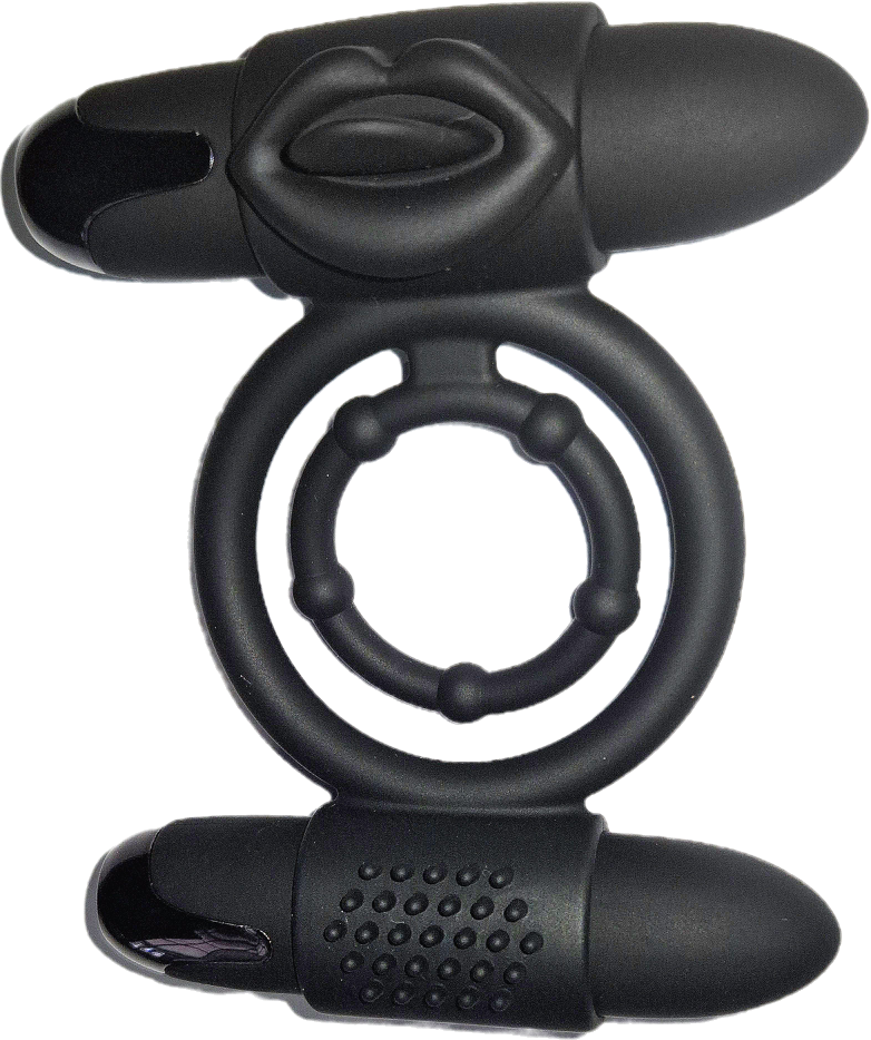 PowerPlay Vibrating Cock Ring | Twin Bullet | USB Rechargeable Come Closer