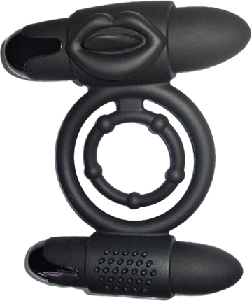 PowerPlay Vibrating Cock Ring | Twin Bullet | USB Rechargeable Come Closer