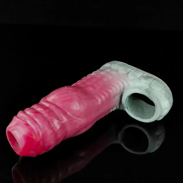 Red Dragon Penis Sleeve | Stretch Silicone A Grade | Extender & Girth  | Climax Delay Nasstoys