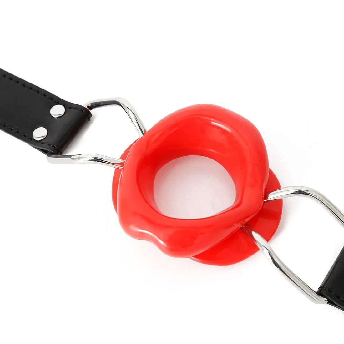 Red Fetish Blow Gag  | PU Leather  | Open Mouth Gag  | Adjustable https://www.mysexshop.co.za/