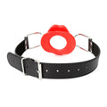 Red Fetish Blow Gag  | PU Leather  | Open Mouth Gag  | Adjustable https://www.mysexshop.co.za/
