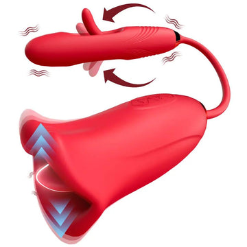 Redhot Orgasmic 2 In One Sucker | Thrusting G Spot | Clitoral & Vagina Vibrator | USB https://www.mysexshop.co.za/