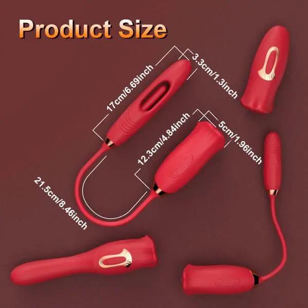 Redhot Orgasmic 2 In One Sucker | Thrusting G Spot | Clitoral & Vagina Vibrator | USB https://www.mysexshop.co.za/