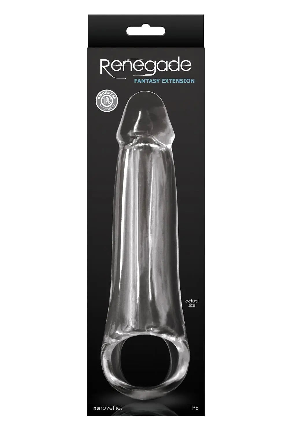 Renegade Fantasy Extension Sleeve | Clear | Stretchy | Realistic Feel https://www.mysexshop.co.za/