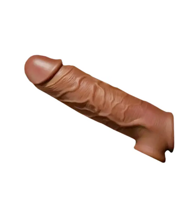 Rimba 5" Reinforcing Penis Extender With Ball Armour Strap | Flesh | Stretchy https://www.mysexshop.co.za/