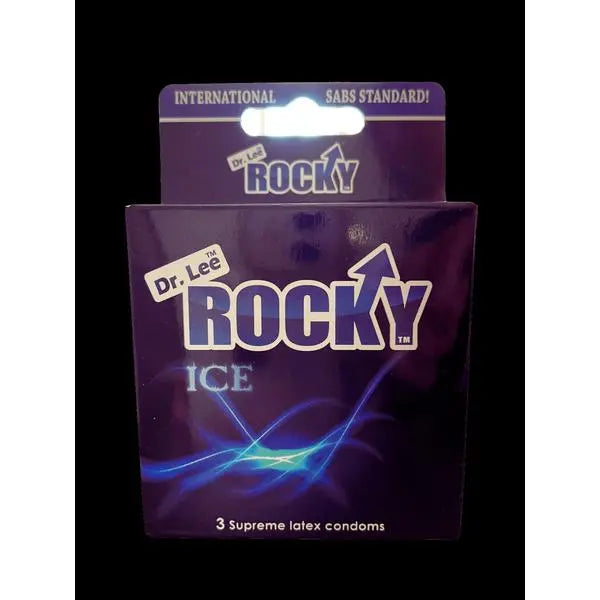 Rocky ICE | 3 Pack | Supreme Latex | Condom | One Size | SABS Approved https://www.mysexshop.co.za/