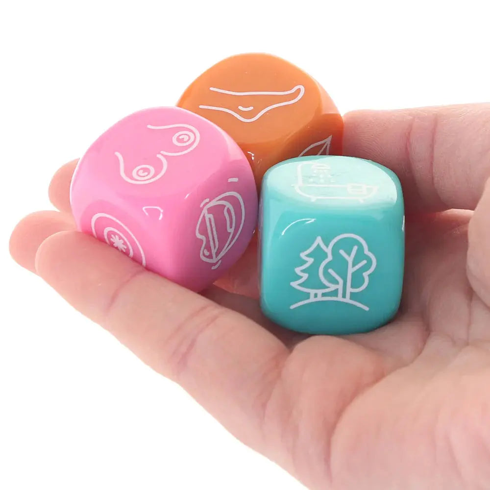 Roll With It Dice | Calexotics | Naught Bits | Icon Based Sex Dice Game Other