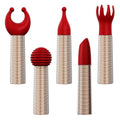 Roman | 5-Head Replacement Lipstick Mini Bullet Vibrator |10 Vibration Modes | USB My Sex Shop