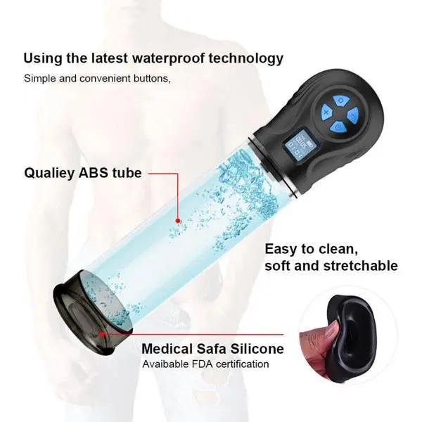 Root Bath 8" | Advanced Enlargement Water Pump | Electric |  6 Modes | Nasstoys