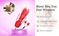 Rose 2 in 1 Nipple & Clitoral Vibrator | 10 Vibration Modes | USB Come Closer
