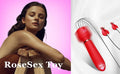 Rose 2 in 1 Nipple & Clitoral Vibrator | 10 Vibration Modes | USB Come Closer