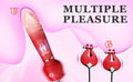 Rose 2 in 1 Nipple & Clitoral Vibrator | 10 Vibration Modes | USB Come Closer