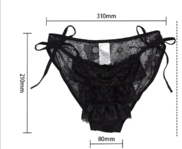 Ruffled Women Tie Side | Bowknot Lace Pantie | Free Size | Adjustable https://www.mysexshop.co.za/