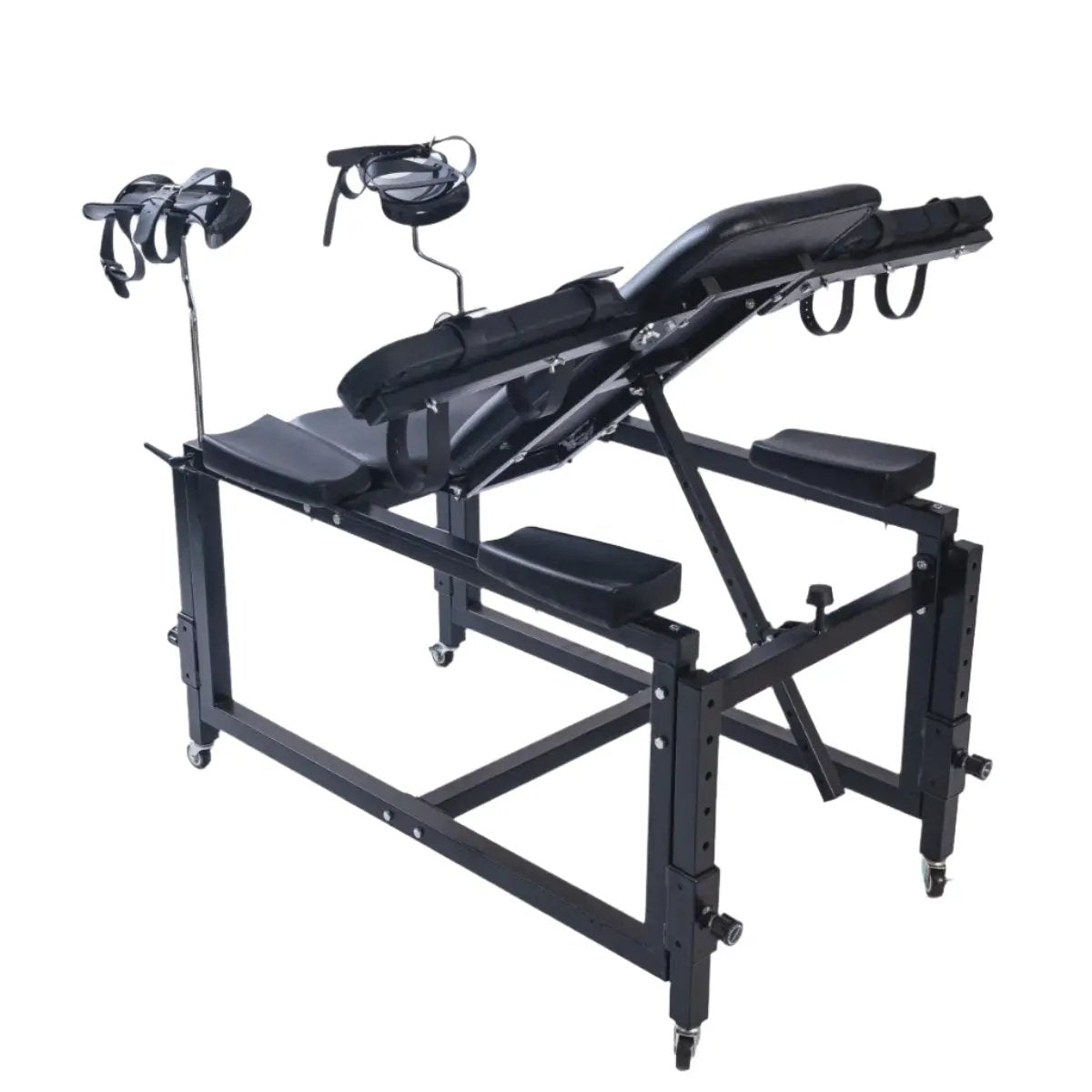 Sable Black BDSM Chair | Heavy Duty Carbon Steel  | Wrist & Ankle Cuffs https://www.mysexshop.co.za/