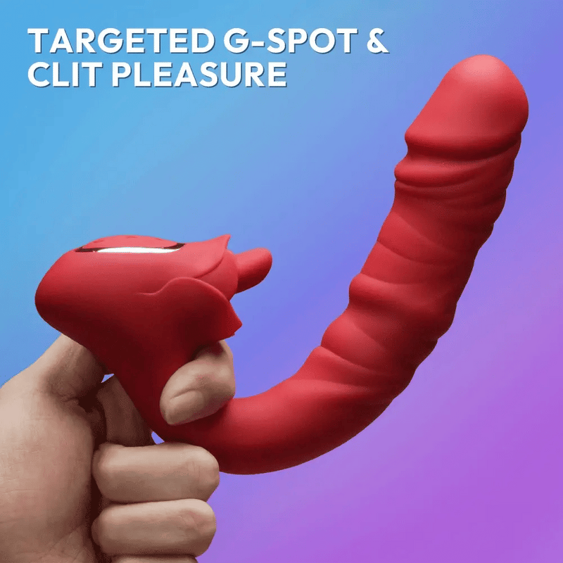 Seven Heaven 3 In One Rose Thrusting Vibrator | Clitoral | Vagina | G-Spot | USB https://www.mysexshop.co.za/