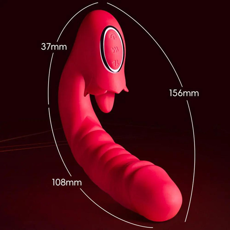 Seven Heaven 3 In One Rose Thrusting Vibrator | Clitoral | Vagina | G-Spot | USB https://www.mysexshop.co.za/