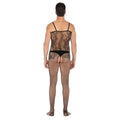 Sexy Fishnet | Sleeveless Bodysuit | Body stocking With Bow | Open Crotch