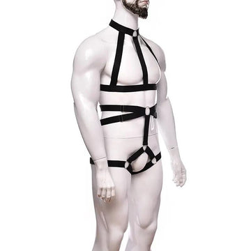 Sexy Male Body Harness Strap | Adjustable | Open Crotch https://www.mysexshop.co.za/