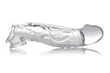 Size Matters Clear 9" Penis Sleeve & Ball Stretcher | 2" Extender | Silicone https://www.mysexshop.co.za/