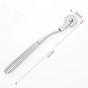 Stainless Steel Nerve Wheel | Silver | Fetish | Couples