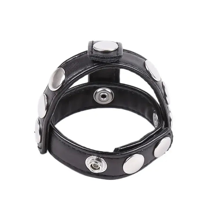 T Ball Rings T-Balls Ring | Adjustable | Leather | Cock Ring
