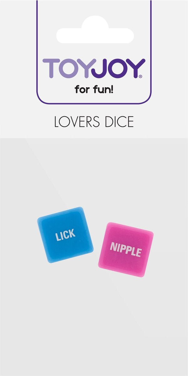 ToyJoy Lovers Dice | Erotic | Games | Set Of 2 Pink & Blue