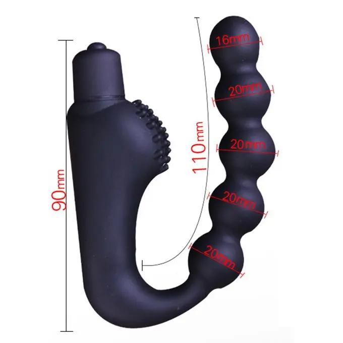 ToyJoy Beads Prostate Vibrator | Beaded | Vibrating Bullet My Sex Shop