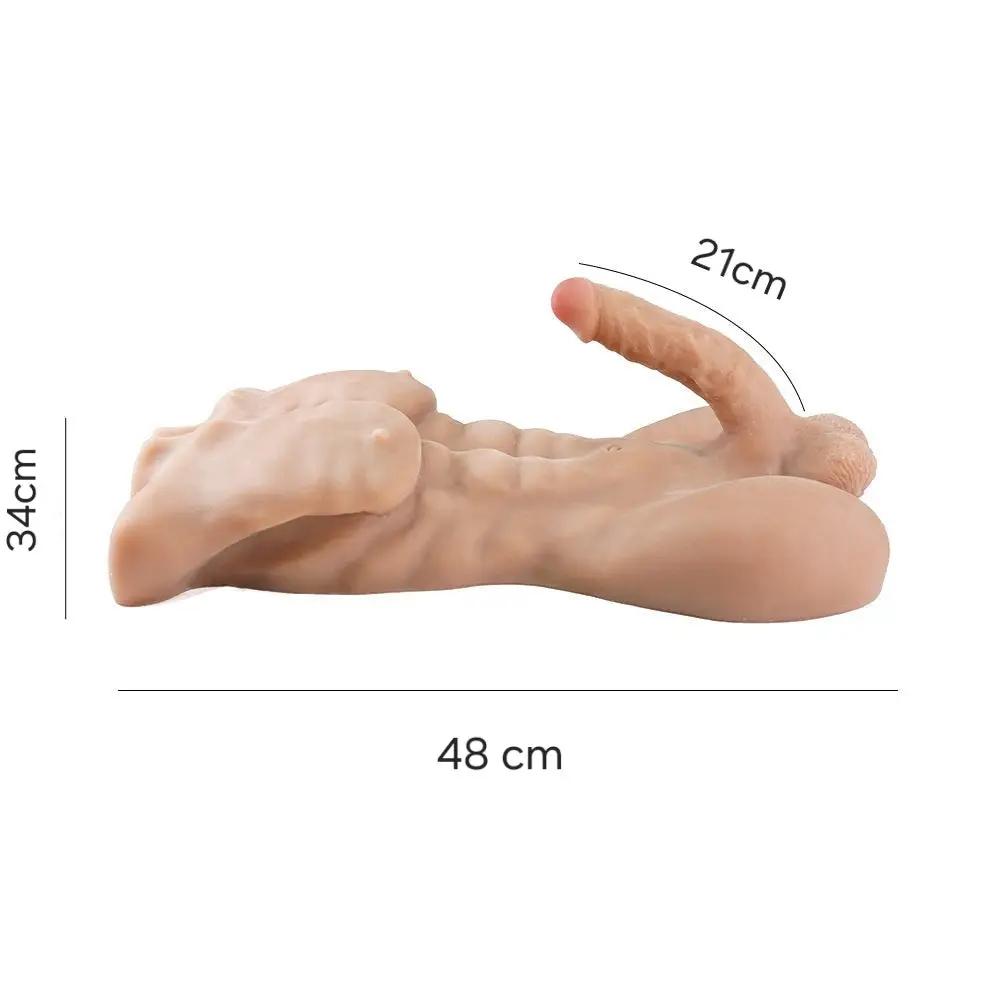 Toyjoy 2 In One 8.2" Fuck Him Hard Mega Masturbator | Nude 6.5 Kg  | Dildo | Nude https://www.mysexshop.co.za/
