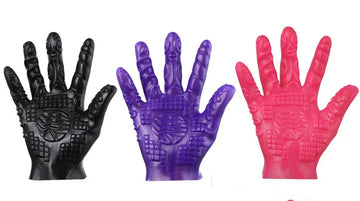 Oxballs Finger Fuck Glove Black | Buy Sex Toys Online | My Sex Shop
