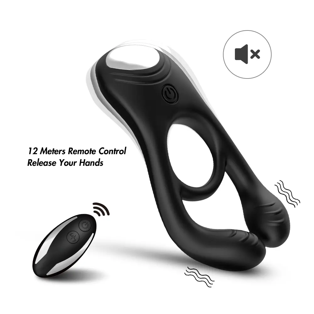 Vibrating Rabbit Cock Ring | Remote Control | Clitoral Stimulation | Couples | USB Come Closer