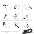 Vibrating Rabbit Cock Ring | Remote Control | Clitoral Stimulation | Couples | USB Come Closer