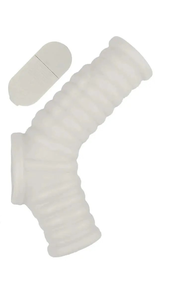 White Power Sleeve Ultimate Vibrating Penis Enhancer | Ribbed Fit Calexotics