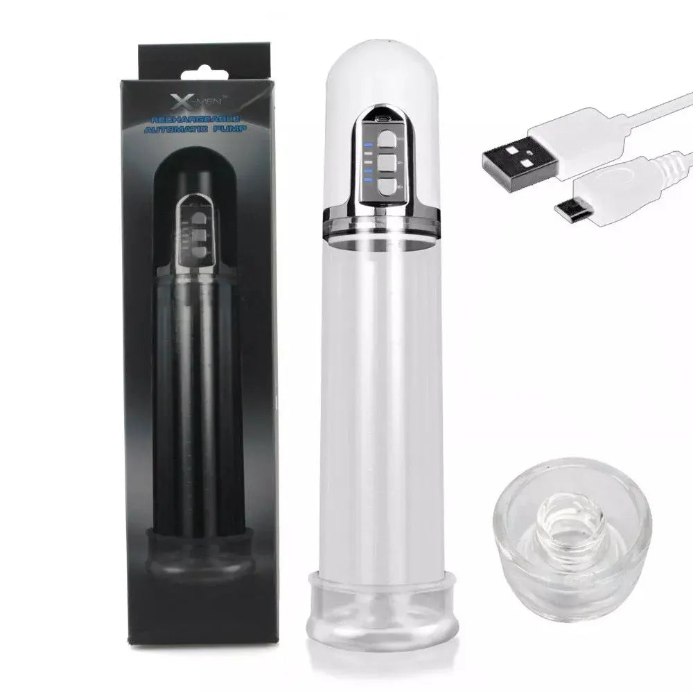 X- Men Automatic Penis Pump | Strong Suction | 3 Speeds | USB Nasstoys