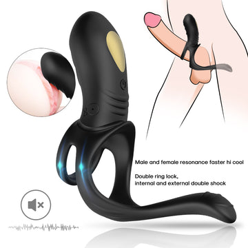 Low Rider 3 In 1 Remote Controlled Vibrating Cock Ring | Clitoral | Anal  | USB