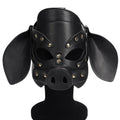 Zado BDSM Black Pig Mask | PU leather | Fetish | Couples Come Closer