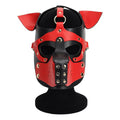 Zado BDSM Red Dog Mask | PU leather | Fetish | Couples Come Closer