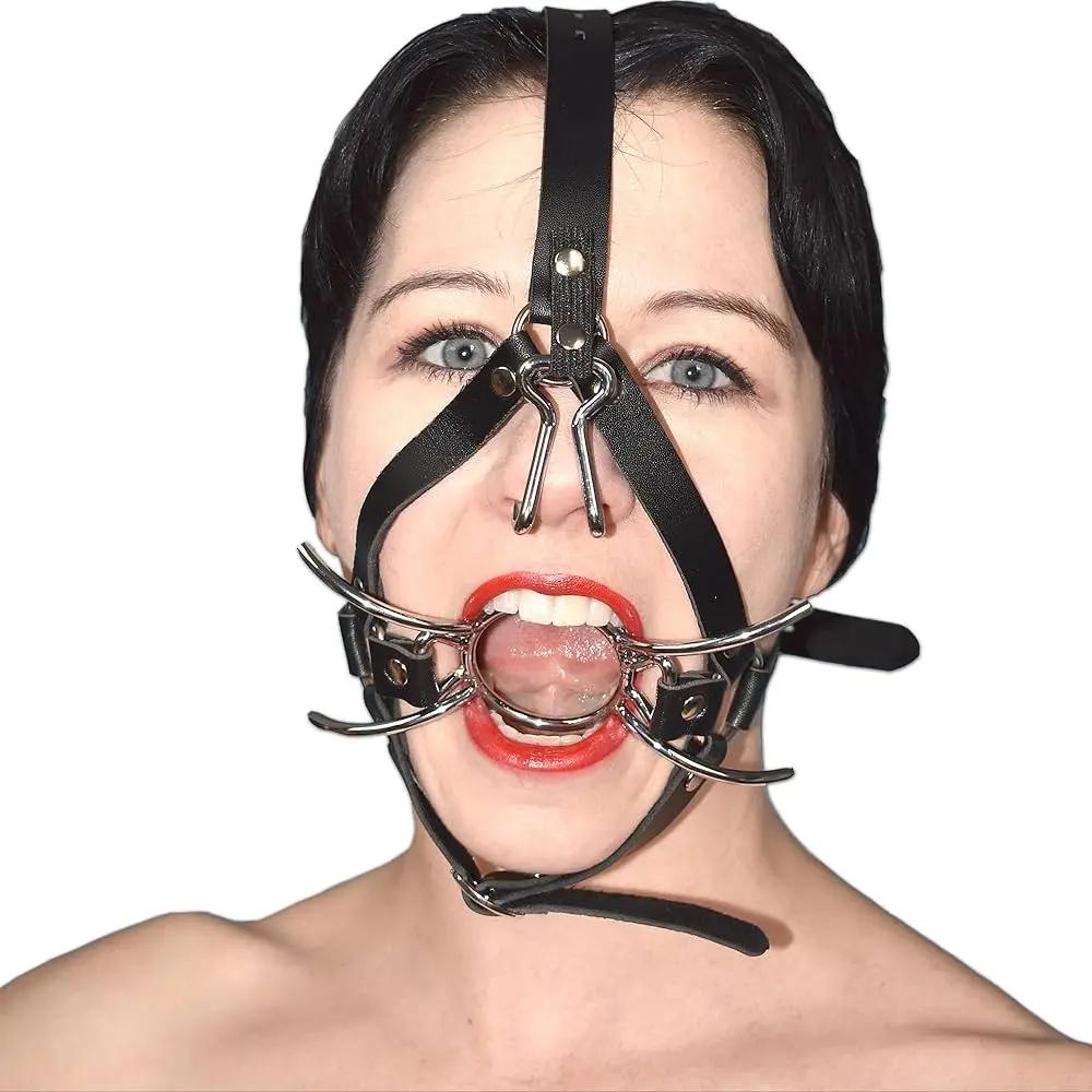 Zado Nose Hook Spider Leg Mouth Gag Mask | Adjustable | Fetish | Unisex https://www.mysexshop.co.za/