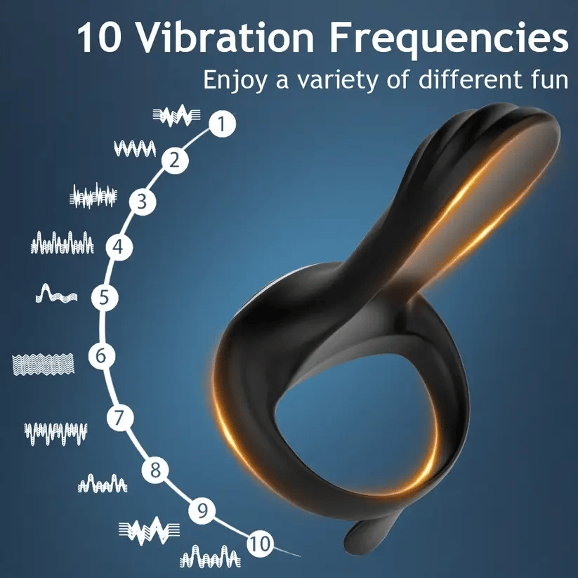 Eros Silent App Vibrating Cock Ring | Couples Remote Control | Extra Girth