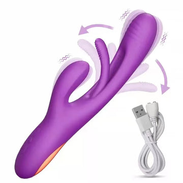 Inspire Tongue Flicking Rabbit vibrator | G-Spot Massager | USB | Purple