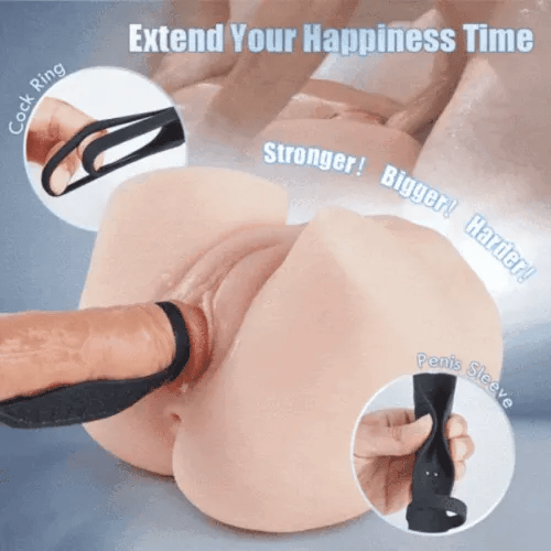 Inspire Double Vibrating Cock Sleeve | Head & Glans Lock | Couples | Remote Control | USB