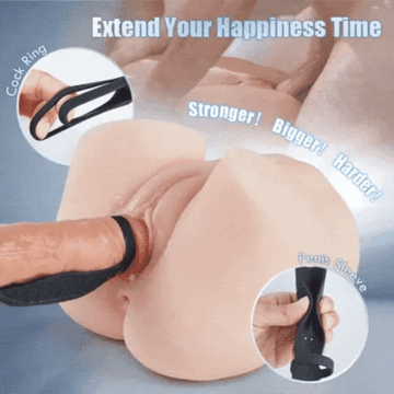 Inspire Double Vibrating Cock Sleeve | Head & Glans Lock | Couples | Remote Control | USB
