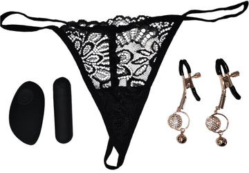 Come Closer Vibrating Thong | Remote USB Bullet | Stretch