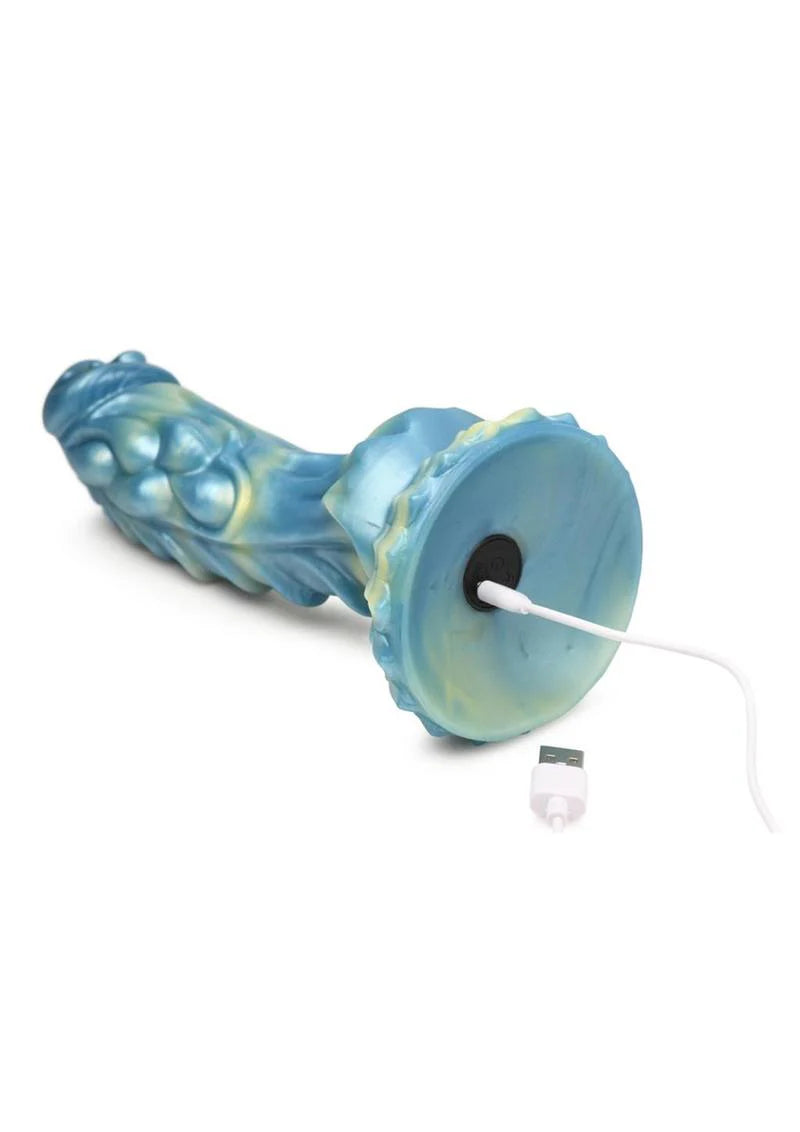 Sea Stallion Vibrating 8.2"  Dildo | Premium Silicone 440 Gram | Remote Control | USB