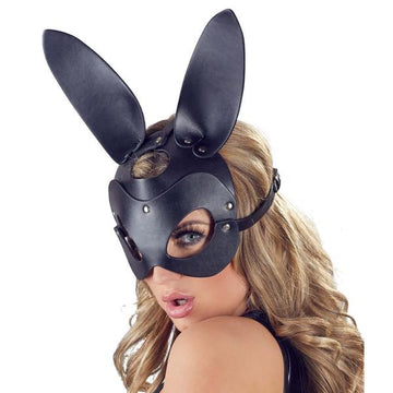 Fetish  Dom Mask | Rhinestones | Cat Wolf | Vegan Tanned Leather | Ergonomical