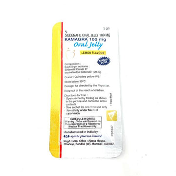 Sildenafil-Oral Jelly Lemon |100mg Hard Erection | Increased Sexual Desire | For Her