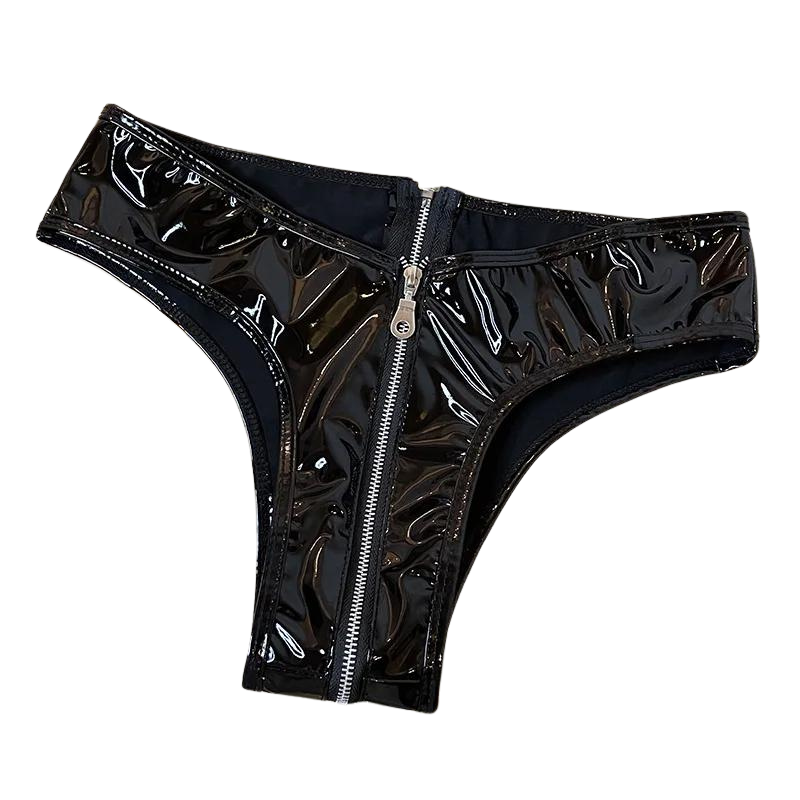 Come Closer | Sexy | Open Zipper | Triangle Pantie | Crotch less