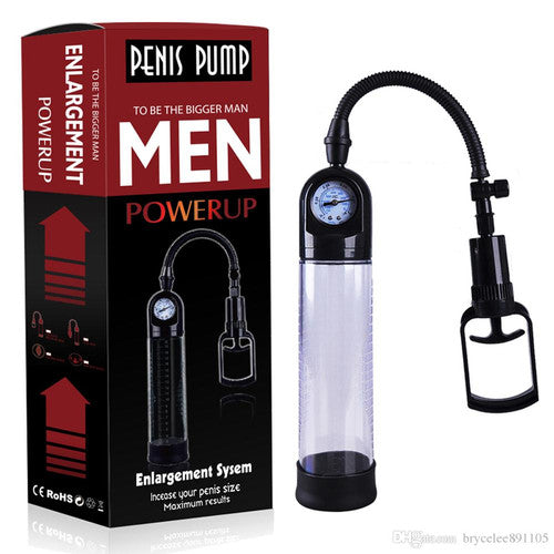 Power Up Vacuum |  Penis Pump | Enlargement System |  Pressure Gauge