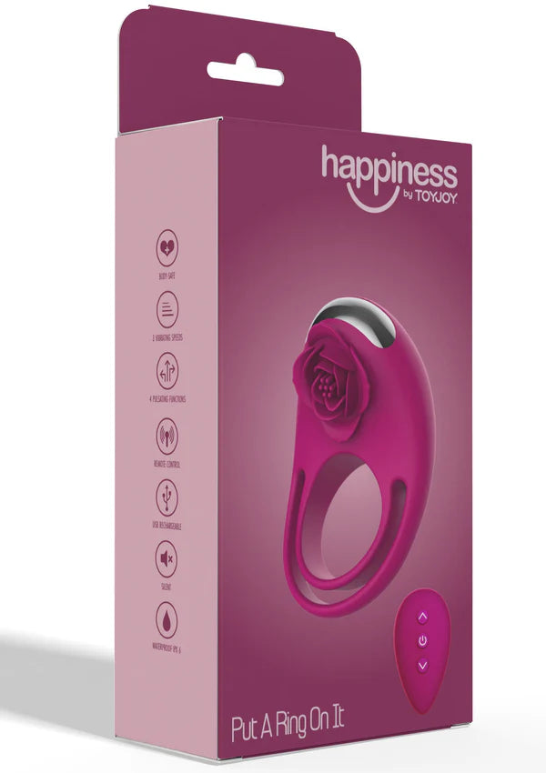 ToyJoy | Put A Ring On It C-Ring | Remote Control |USB | Silent | Couple