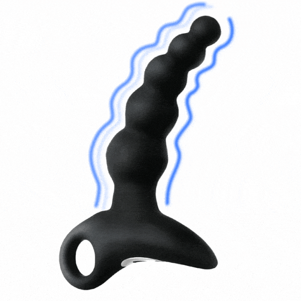 Anal-Ese Butt Plug | Vibrating | Black | 10 Function | USB | Beginner Unisex