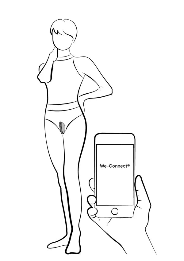 Jive Lite We-Vibe | Wearable Egg Vibrator  | Purple | App Control | 10 Intensity Levels